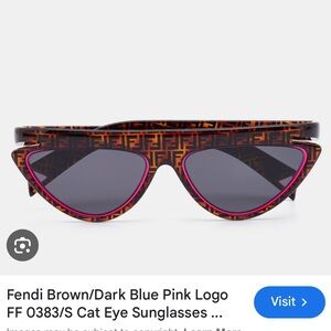 Fendi cat eye sunglasses